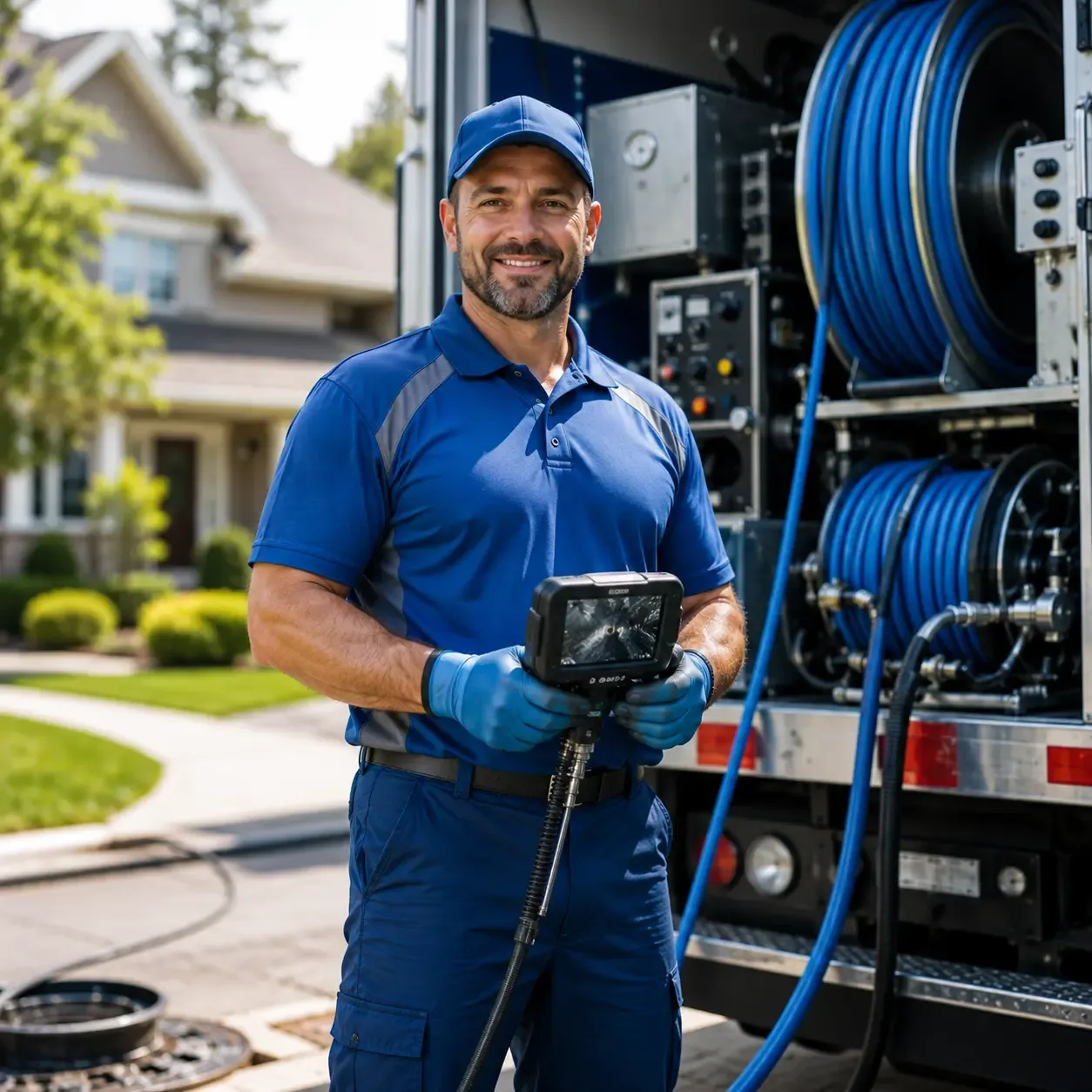 Local outdoor drain cleaning specialists in Martindale, TX